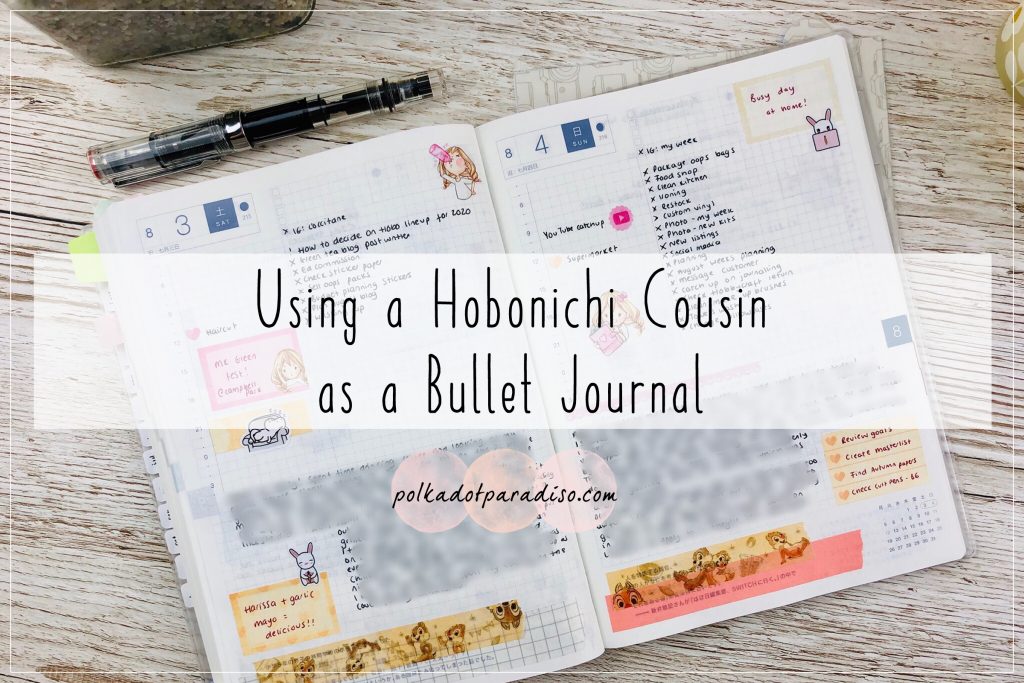 How to bullet journal in a Hobonichi Weeks » Lethbridge Paper